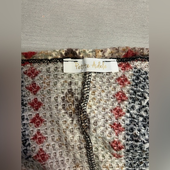 Adele‎ B Petite 1X Cardigan 3/4 Sleeve With Elbow Patches Women’s - Picture 5 of 10